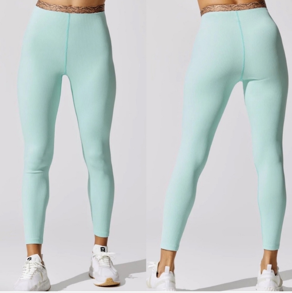 Carbon38 Printed Band High Rise 7/8 Legging